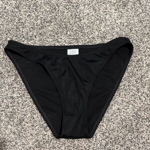 wild fable Black Ribbed Bikini Bottoms